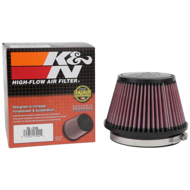 K&N RU-5163 Universal Clamp-On Air Filter