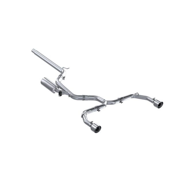 MBRP Exhaust 3in. Cat Back; 2.5in Dual Split Rear; T304