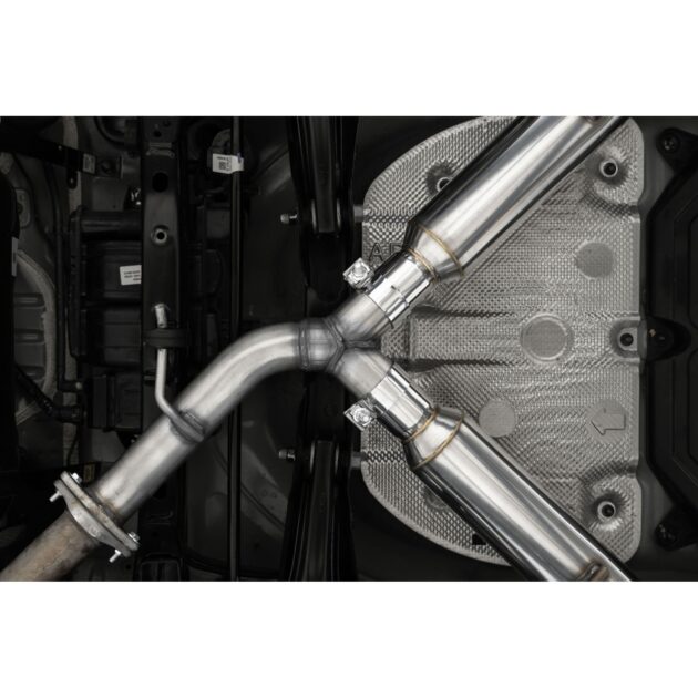 MBRP Exhaust 3in. Axle-Back; Dual Split Quad Rear Exit; T304