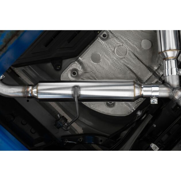 MBRP Exhaust 3in. Axle-Back; Dual Split Quad Rear Exit; T304