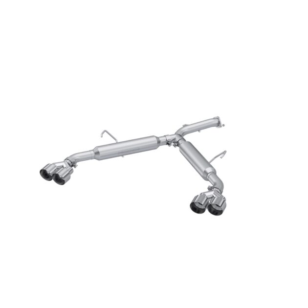 MBRP Exhaust 3in. Axle-Back; Dual Split Quad Rear Exit; AL