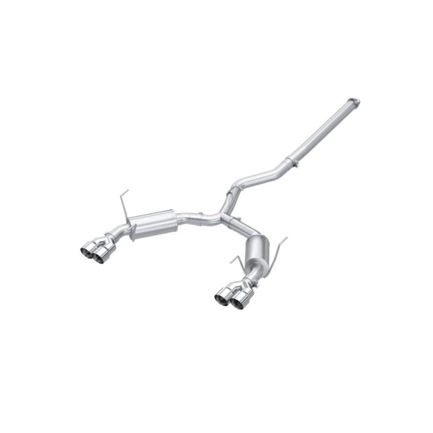 MBRP Exhaust 3" Cat Back, Dual Split Rear,with Tips T304 Street Version