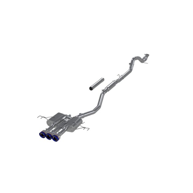 MBRP Exhaust 3" Cat Back, Triple Rear Exit, T304, BE Tips