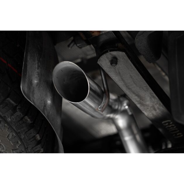 MBRP Exhaust 3in. Cat Back; Single High Clearance Rear Exit; T304