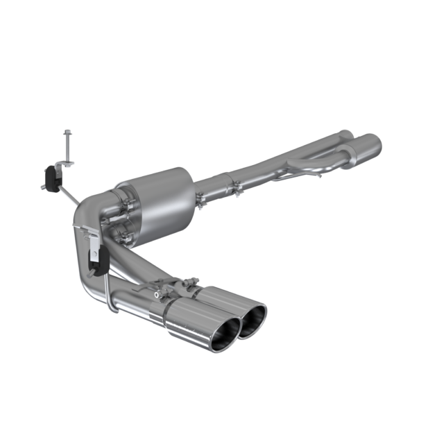 MBRP Exhaust 3" Cat Back, Pre-Axle Dual Side Exit, AL