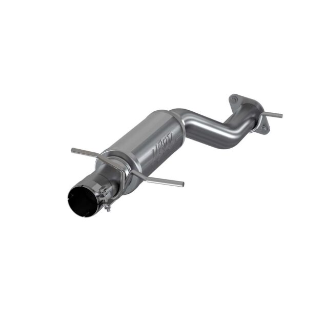 3" Single in/out Muffler Replacement, High-Flow, T409 Stainless Steel"
