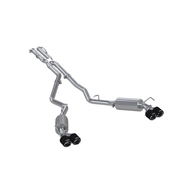 MBRP Exhaust 2.5in. Cat Back; Dual Rear; Quad Tips