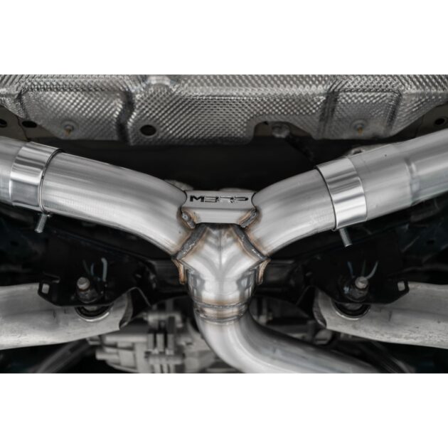 MBRP Exhaust 2.5" Resonator-Back, Dual Rear Exit, T409