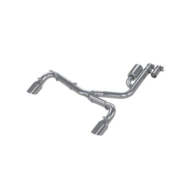 MBRP Exhaust 2.5" Resonator-Back, Dual Rear Exit, T409