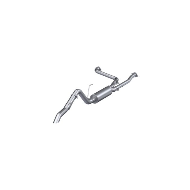 MBRP Exhaust 2.5 Inch Cat Back, 3 Inch Single High-Clearance Rear , AL