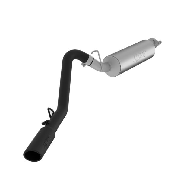 MBRP Exhaust 2 1/2in. Cat Back; Single Side; Black Coated