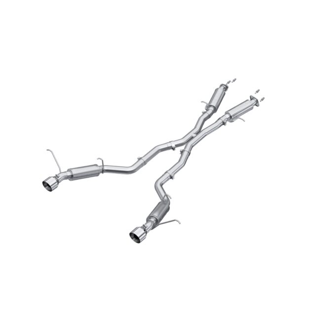 MBRP Exhaust 3in. Cat Back; Dual Rear Exit; Aluminized Steel