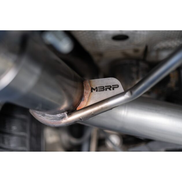 MBRP Exhaust 2.5" Axle Back, Dual Split Rea Muffler Bypass; T304, with Carbon Fiber Tips