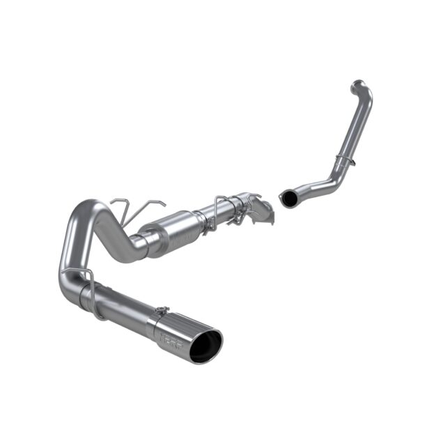 MBRP Exhaust 4in. Turbo Back; Single Side (Stock Cat) Exit; AL