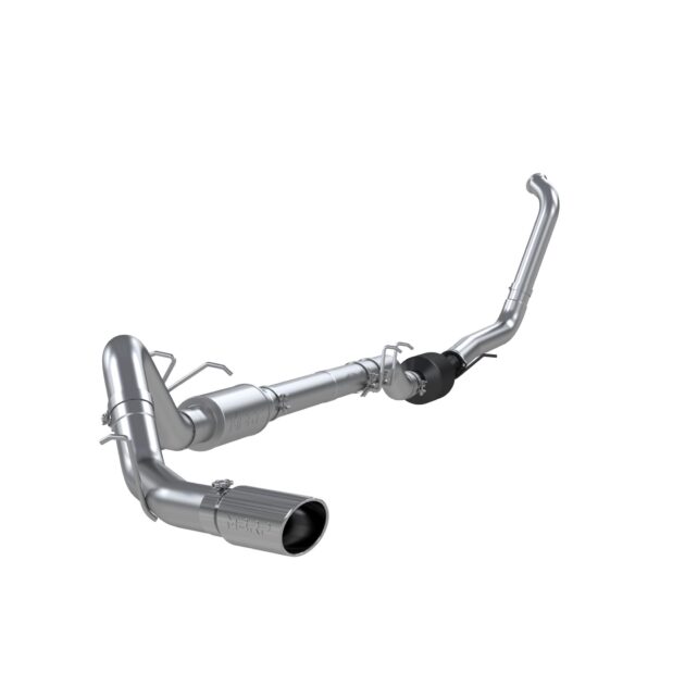 MBRP Exhaust 4in. Cab/Chassis; Turbo Back; Single Side Exit; Off Road; AL