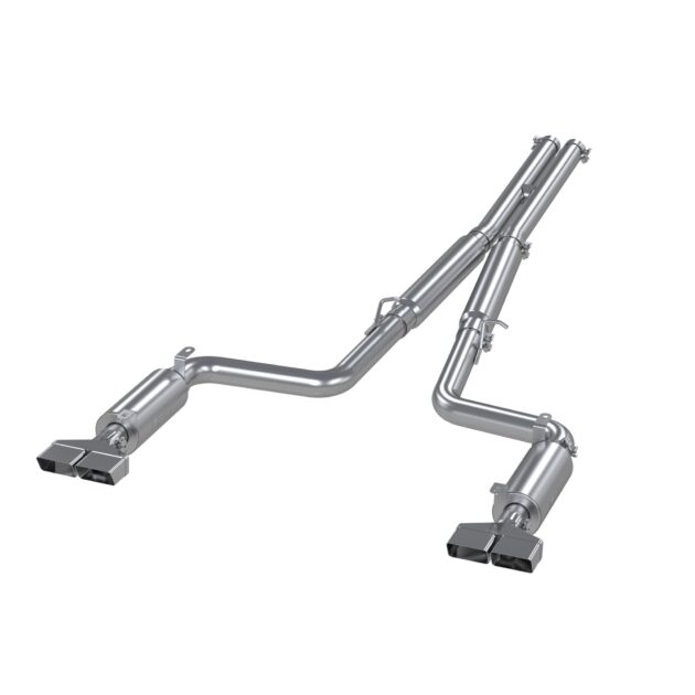 MBRP Exhaust 3in. Cat Back; Dual Split Rear; T409