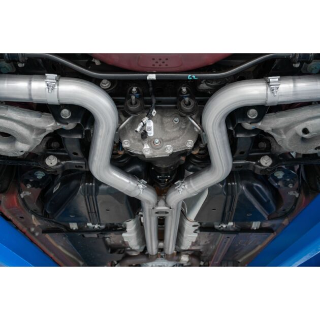 MBRP Exhaust 3in. Cat Back; with Quad 4in. Dual Wall Tips; Street Version; T304