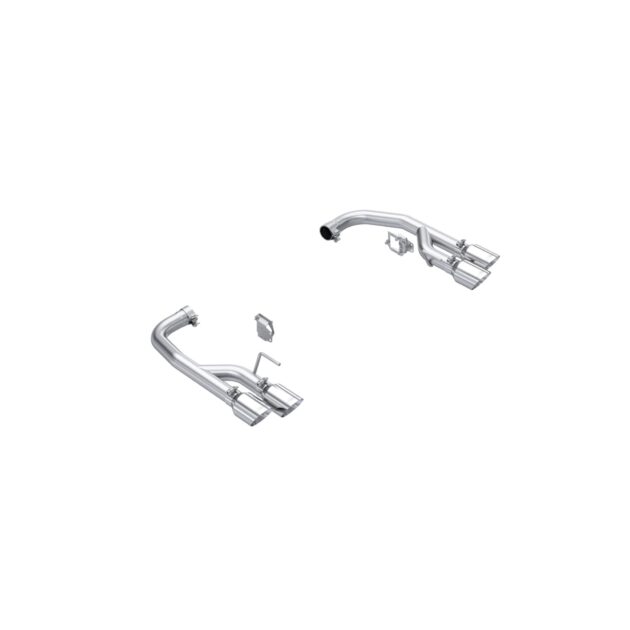 MBRP Exhaust 2.5in. Axle-Back with Quad 4in.Tips; Race Version; AL