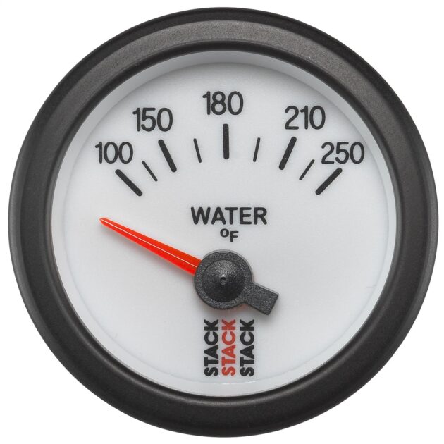 WATER TEMP, ELECTRIC, 52MM, WHT, 100-250 Farinihieht, 1/8 in. NPTF