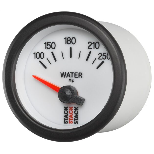 WATER TEMP, ELECTRIC, 52MM, WHT, 100-250 Farinihieht, 1/8 in. NPTF