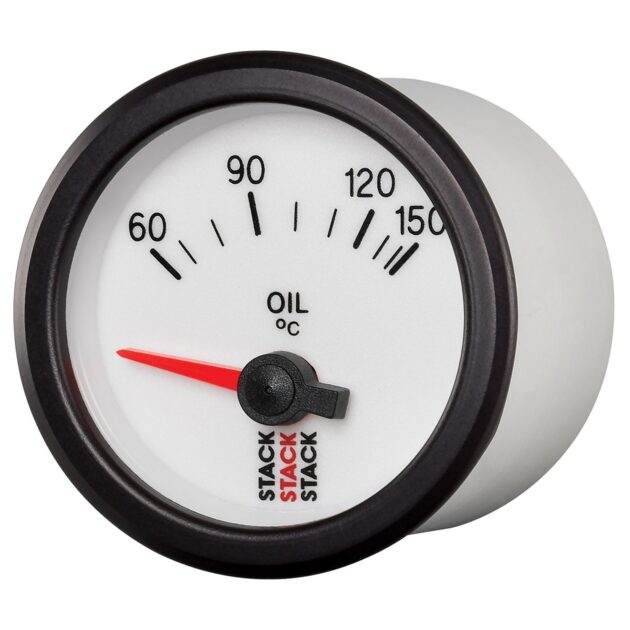 OIL TEMP, ELECTRIC, 52MM, WHT, 60-150 Celsius, M10 MALE