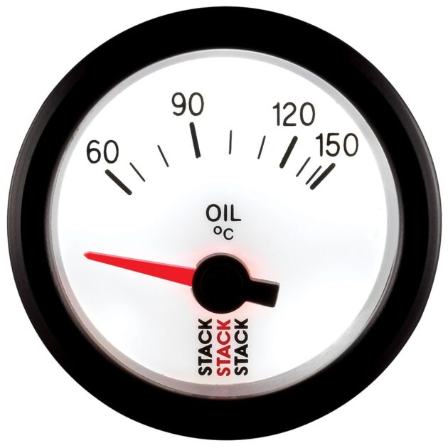 OIL TEMP, ELECTRIC, 52MM, WHT, 60-150 Celsius, M10 MALE