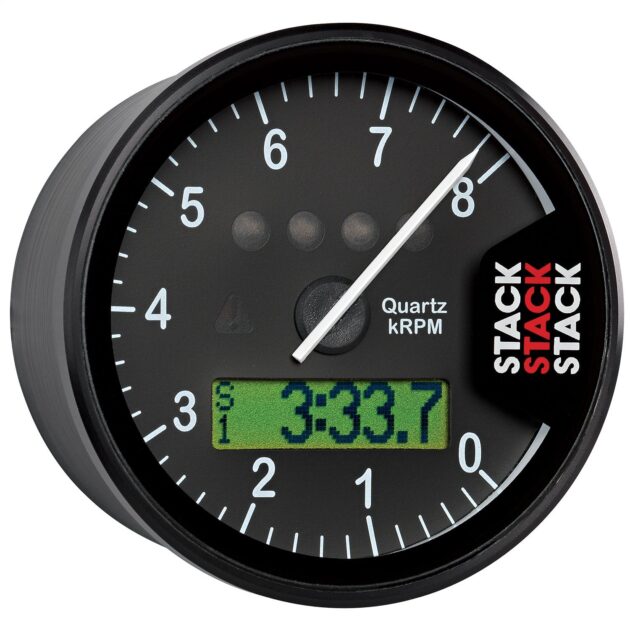 DISPLAY TACHOMETER, WHITE, 0-8K RPM