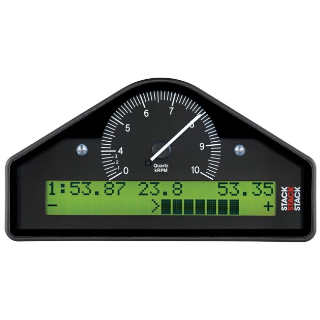 RACE DISPLAY, PRE-CONFIGURED, BLACK, 0-4-10K RPM (PSI, DEG. F, MPH)