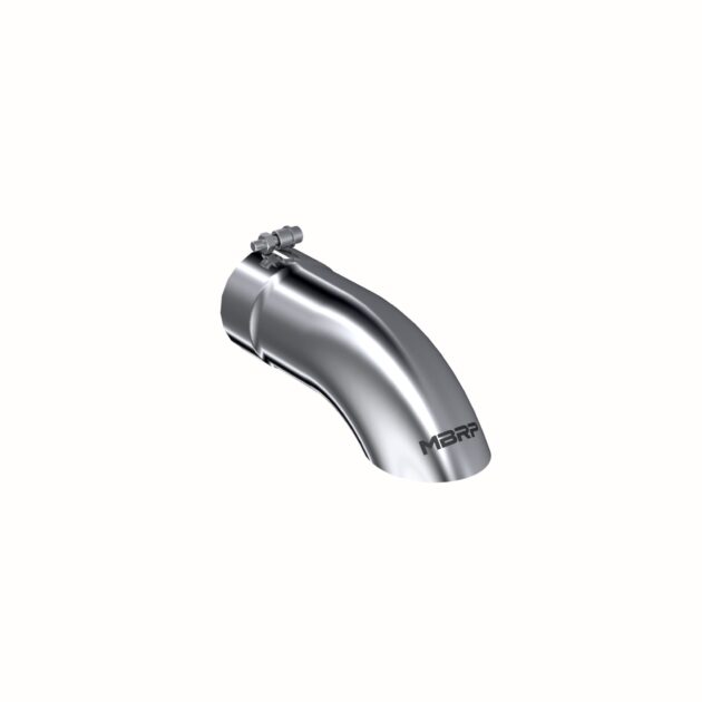 MBRP Exhaust Tip; 4in. O.D. Turn Down 4in. inlet 12in. length; T304