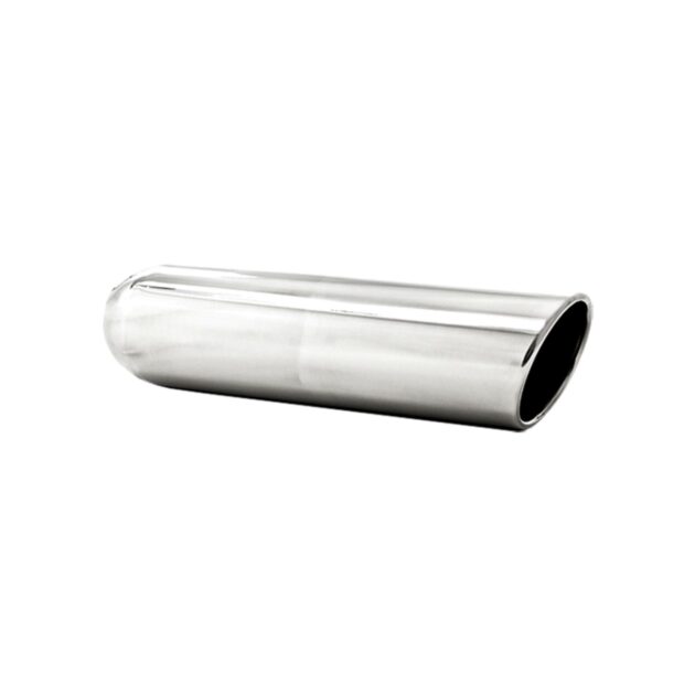 MBRP Exhaust 4in. OD; 2.5in. inlet; 16in. in length; Angled Cut Rolled End; Weld on; T304