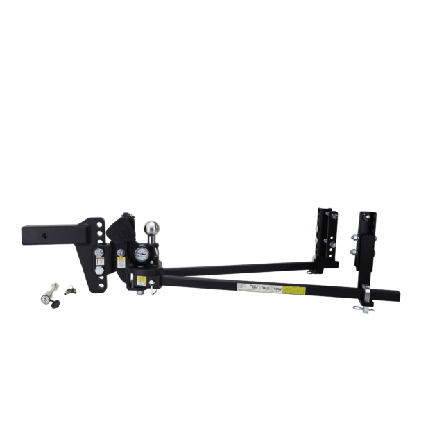 TrueTow Middle Weight Weight Distribution 6" Drop, 2" Receiver 8.5K GTWR w/ Keyed alike Hitch Pin