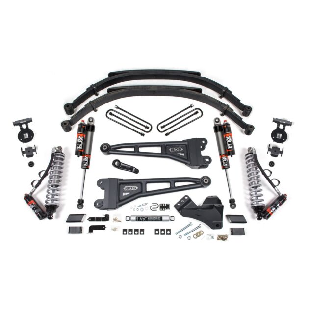 5 Inch Lift Kit w/ Radius Arm - FOX 2.5 Coil-Over Conversion - Performance Elite - Ford F250/F350 Super Duty (23-24) 4WD - Diesel