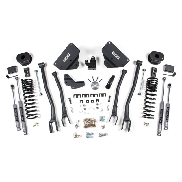 4 Inch Lift Kit w/ 4-Link - Ram 2500 w/ Rear Air Ride (14-18) 4WD - Diesel