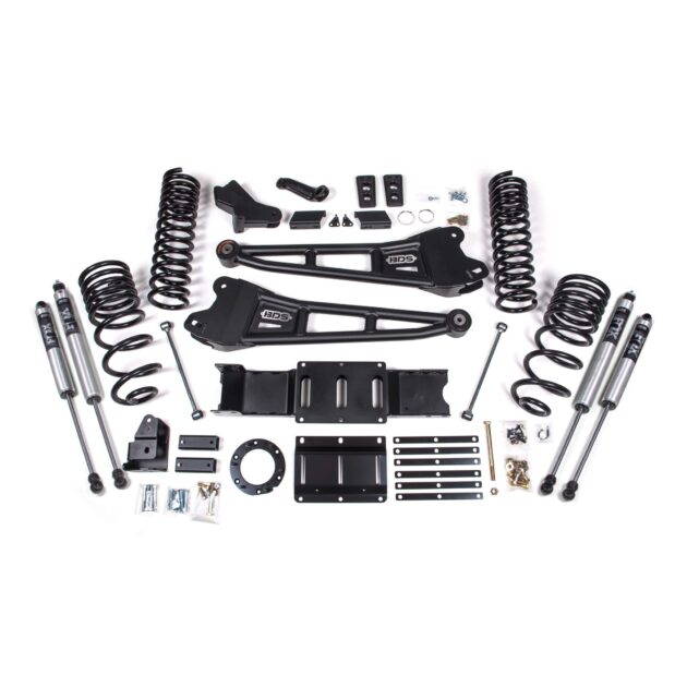 4 Inch Lift Kit w/ Radius Arm - Ram 2500 (19-24) 4WD - Diesel