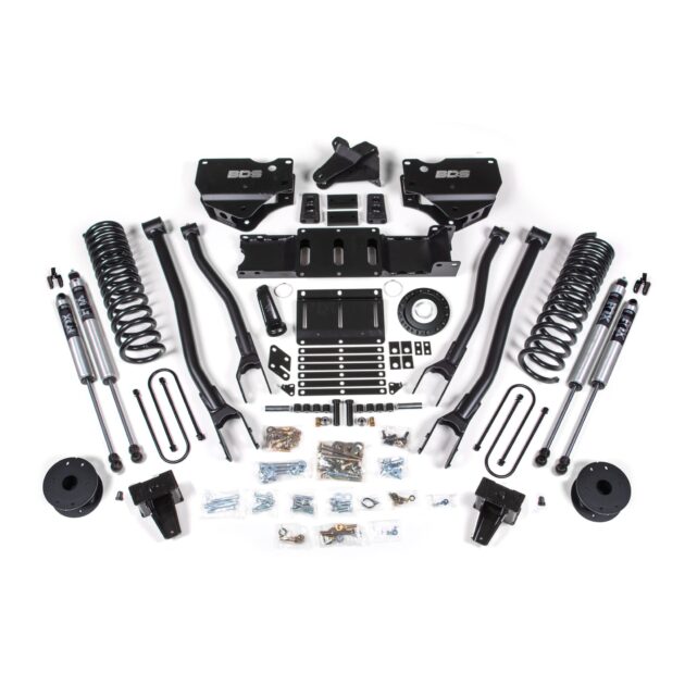 6 Inch Lift Kit w/ 4-Link - Ram 3500 w/ Rear Air Ride (19-24) 4WD - Diesel