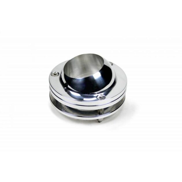 Floor Mount Swivel Ball Polished 2" for Chrome Column