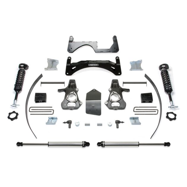 Fabtech 6" BASIC SYS W/ DL 2.5 & 2.25 14-18 GM C/K1500 P/U W/ OE ALM OR STMP STL UCA