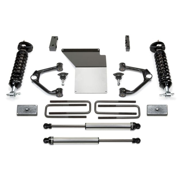 Fabtech 3" BUDGET SYS W/ DL 2.5 & 2. 14-18 GM C/K1500 P/U W/ OE ALM OR STMP STL UCA