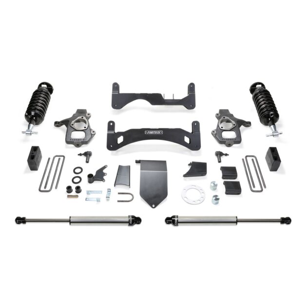 Fabtech 6" PERF SYS G2 W/DL 4.0 & 2.25 14-18 GM C/K1500 P/U W/ OE ALM OR STMP STL UCA