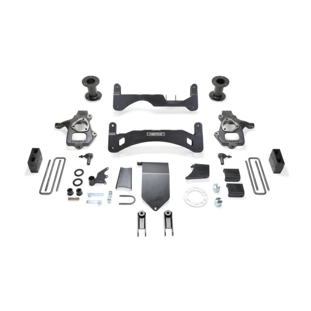 Fabtech 6" BASIC SYS G2 W/MAGNERIDE 14-18 GM K1500 P/U DENALI W/ OE ALM OR STMP STL UCA