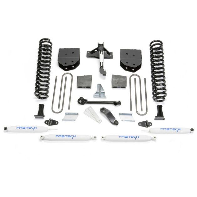 Fabtech 6" BASIC SYS W/PERF SHKS 2008-16 FORD F250 4WD