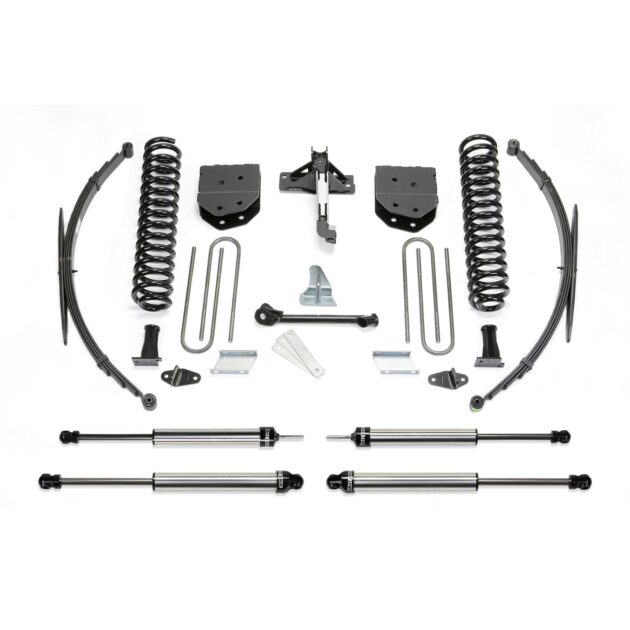 Fabtech 8" BASIC SYS W/DLSS SHKS & RR LEAF SPRNGS 2008-16 FORD F250/350 4WD