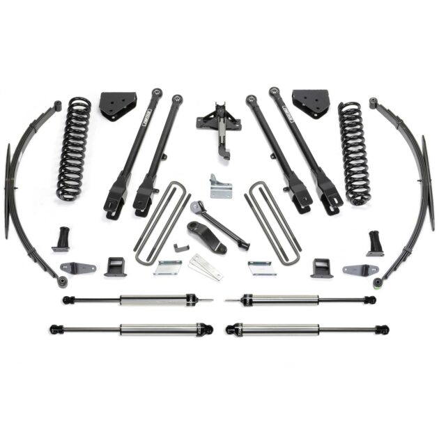 Fabtech 8" 4LINK SYS W/COILS & RR LF SPRNGS & DLSS SHKS 2008-16 FORD F250/350 4WD