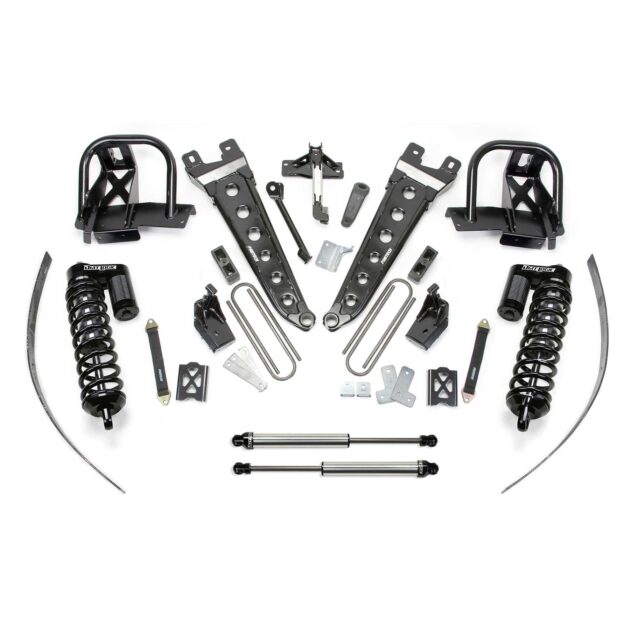 Fabtech 8" RAD ARM SYS W/DLSS 4.0 C/O& RR DLSS 2011-16 FORD F250 4WD W/FACTORY OVERLOAD