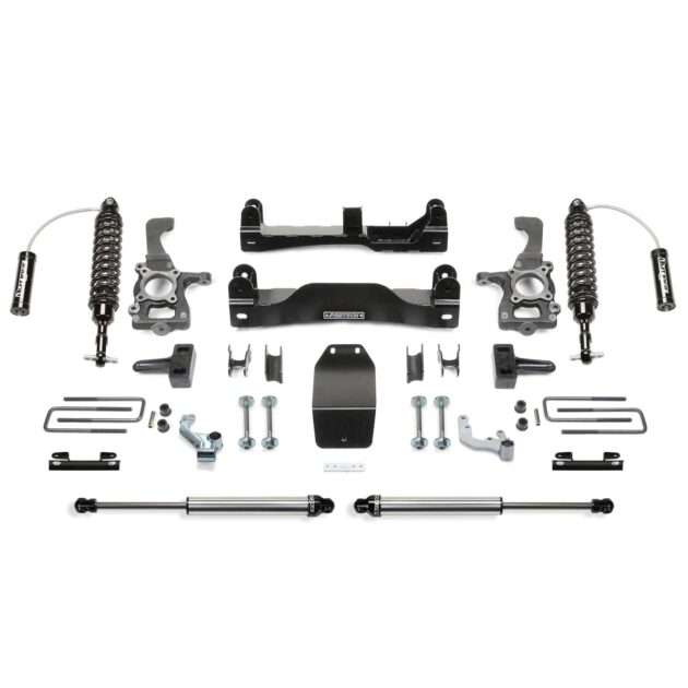Fabtech 4" PERF SYS W/ DLSS 2.5 C/O RESI AND RR DLSS 2014 FORD F150 4WD