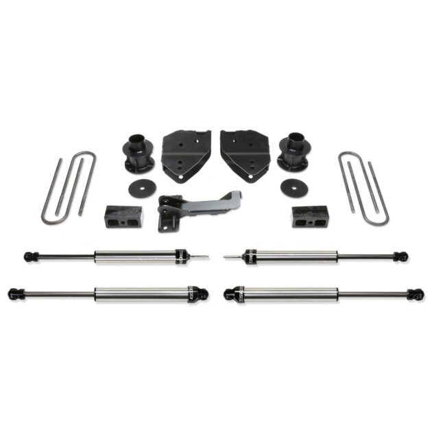 Fabtech 4" BUDGET SYS W/DLSS SHKS 17-21 FORD F250/F350 4WD