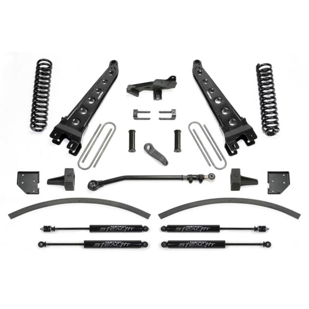 Fabtech 8" RAD ARM SYS W/COILS & STEALTH SHKS 17-21 FORD F250/ F350 4WD DIESEL