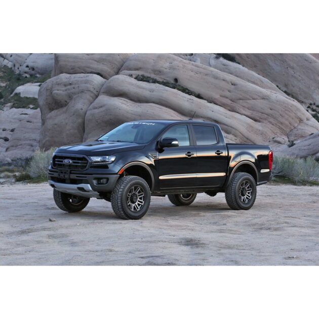 Fabtech 3.5 in. BJ UCA SYS W/ PERF SHKS 2019-20 FORD RANGER 4WD W/O INTRUSION BEAM KIT