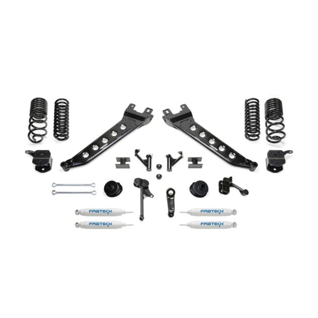 Fabtech 7" RADIUS ARM KIT W/ PERF SHKS 2014-18 RAM 2500 4WD