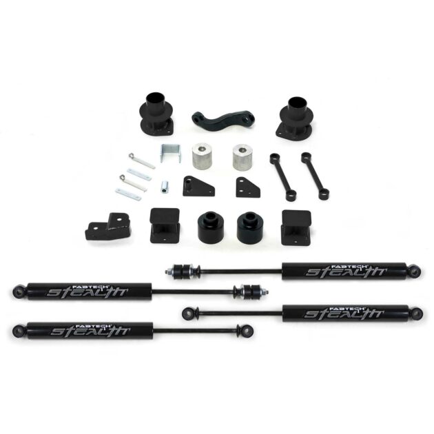 Fabtech 3" BASIC SYS W/STEALTH 2007-18 JEEP JK 4WD